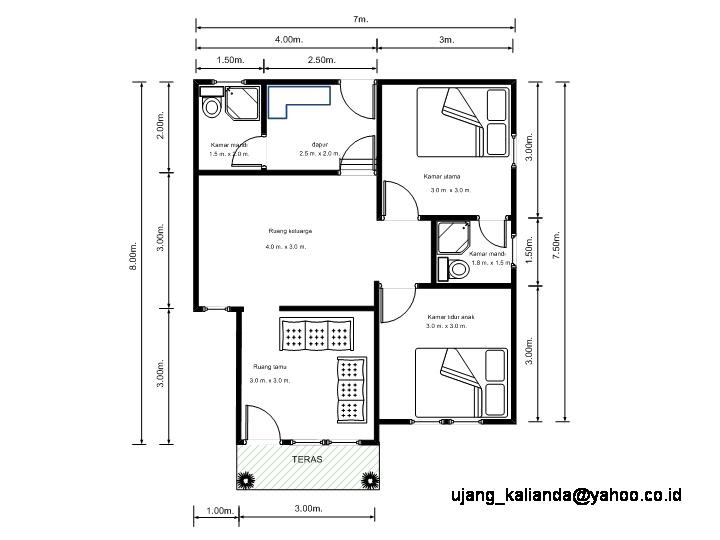  Interior  Design Denah  Rumah  Idaman  1409111045