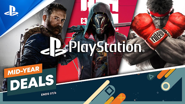 playstation mid-year deals 2022 event live july 6 game dlcs call of duty modern warfare cod mw ghostrunner street fighter 5 sfv