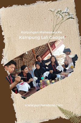 kunjungan mahasiswa ke Kampung Lali Gadget