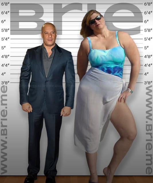 Vin Diesel height comparison with Skytriss