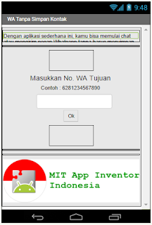 Tutorial App Inventor Bahasa Indonesia Membuat Aplikasi Aplikasi Pengirim WhatsApp Tanpa Simpan Kontak