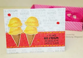 Sunny Studio Stamps: Two Scoops Customer Card Share by Sintang Mayumi