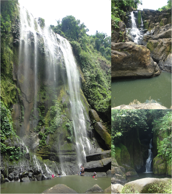 3 waterfalls of Luisiana Laguna - Talay falls, Hidden falls and Hulugan falls