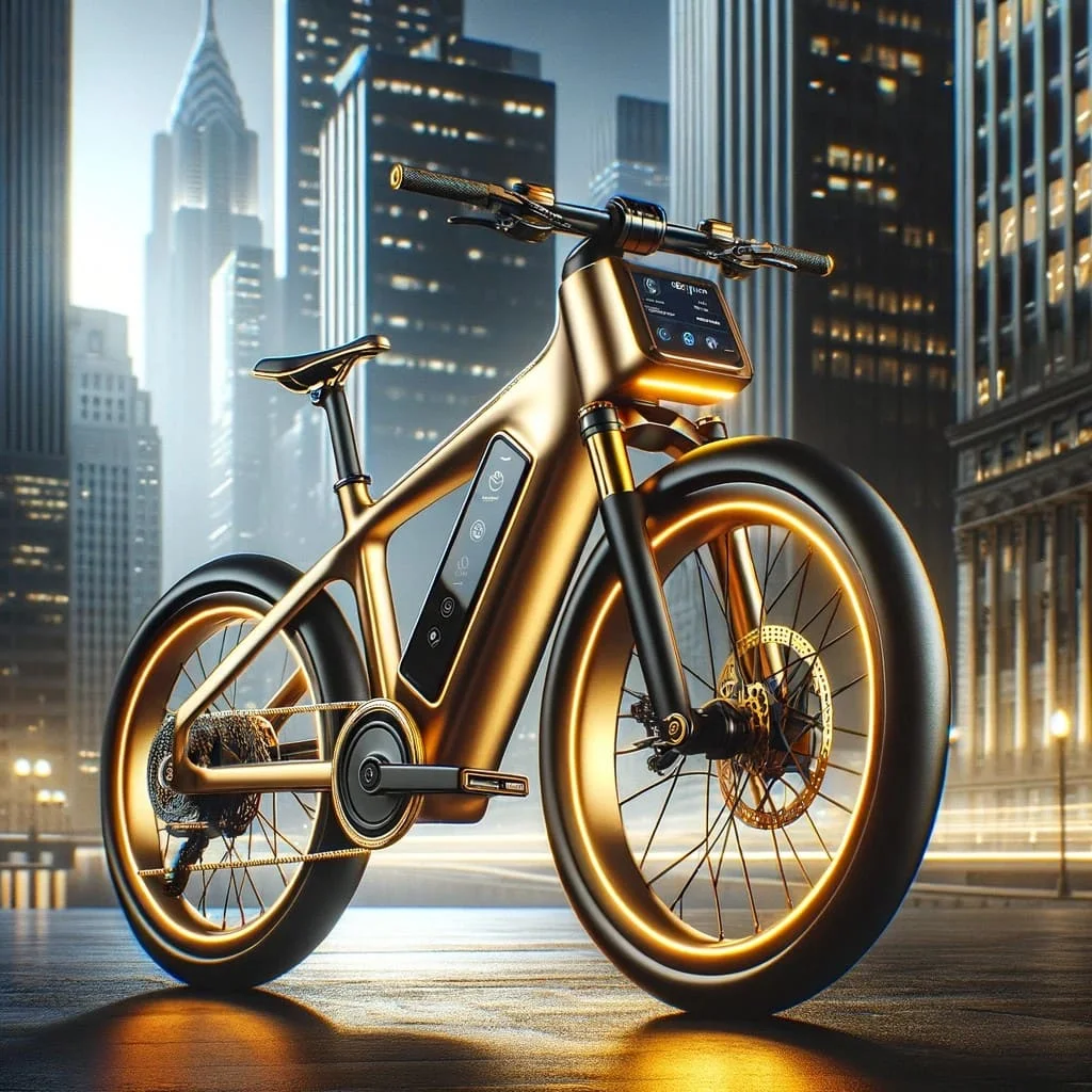 The Revolution of Urban Commuting: The Gold Electric Bike