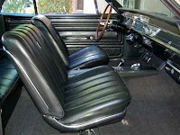 1966 Chevelle SS Convertible muscle car- interior pic