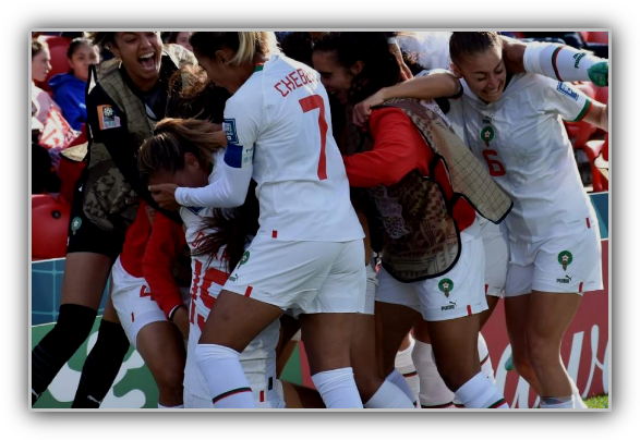🎉 منتخب سيدات المغرب يحقق أول فوز له في بطولة كأس العالم لكرة القدم للسيدات 2023 ويهدف للتأهل للدور الثاني.