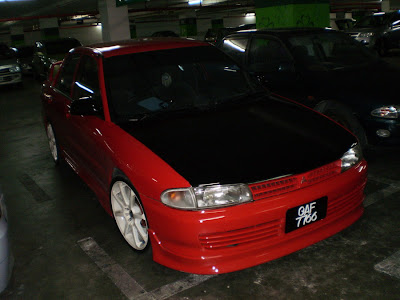 Proton Wira converted to Mitsubishi Lancer
