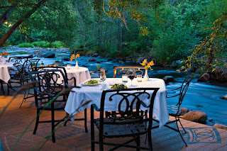 cress restaurant, l'auberge de Sedona, creekside dining