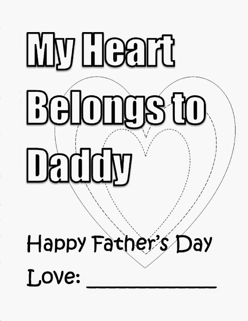 fathers day coloring pages printable