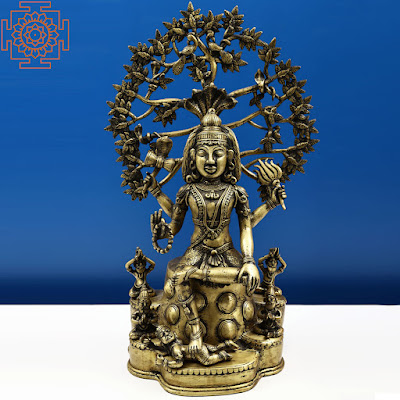 Dakshinamurti Shiva Dhokra Art Panchaloha Bronze