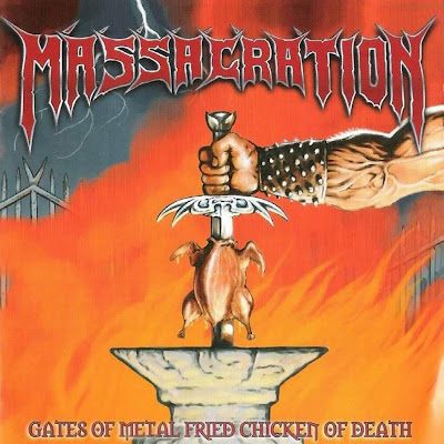 ( Capa / Cover ) Massacration - Gates of Metal Fried Chicken of Death