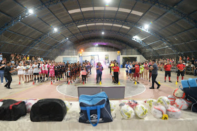 Prefeitura realiza abertura do 2° Campeonato de Futsal Feminino de Delmiro Gouveia