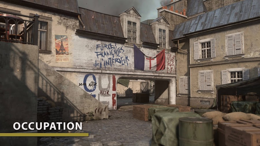 call of duty wwii the resistance occupation map