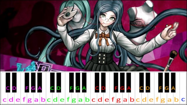 DanganRonpa V3 Opening Piano / Keyboard Easy Letter Notes for Beginners