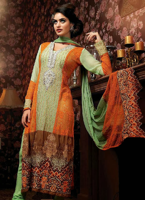 Latest Styles Of Salwar Kameez Designs Latest Designs Patterns 2013 with Price collar Nect Designs