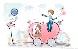 4. Cute Cartoon Couple Love Hd Wallpapers For Valentines Day