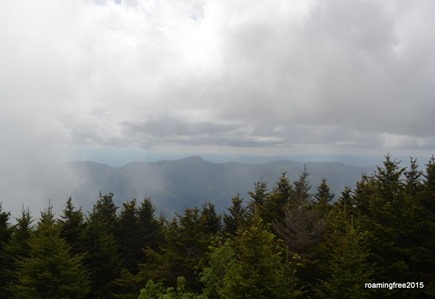 Getting a peek at the mountains