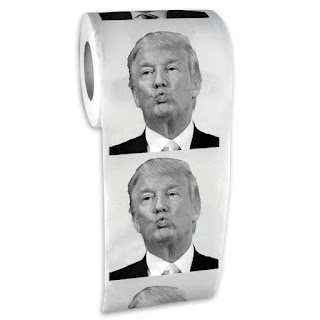 Donald Trump Toilet Paper - Dump with Trump!- Highly Collectible Novelty Toilet Paper - Funny for Democrats or Republicans - Give the Gift of Laughter- Funniest Political Gift of 2016 