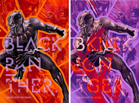 Black Panther Movie Poster Screen Print by Martin Ansin x Mondo