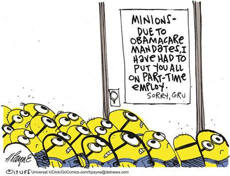 TEA PARTY CARTOONS: We've become a Nation of Part-Time Workers