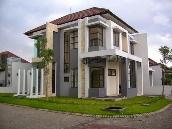 desain rumah mewah keren 2 Lantai - gambar 04