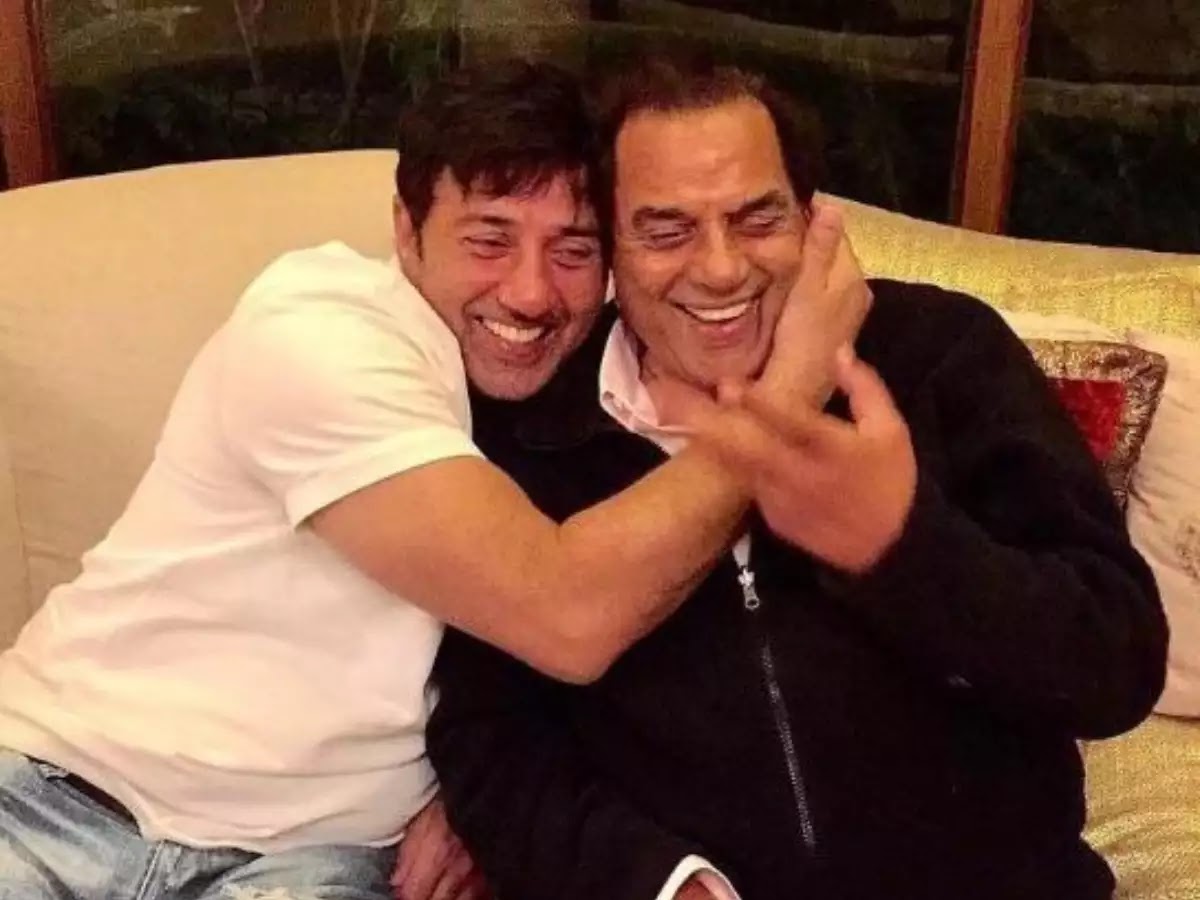 Sunny Deol and Dharmendra bollywood father son successful duos