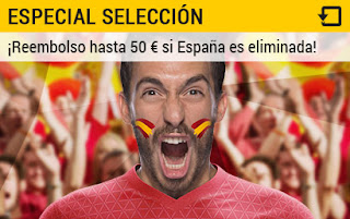 bwin reembolso 50 euros Eurocopa 2016 España es eliminada Italia 27 junio