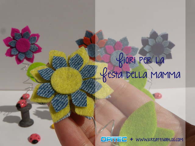 Regalo Festa Della Mamma Fai Da Te Fiori In Feltro