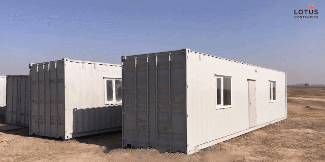 Modern Shipping containers