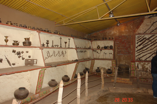 Photo of Cooking instruments and weapons inside the museum in the village of Chokhi Dhani