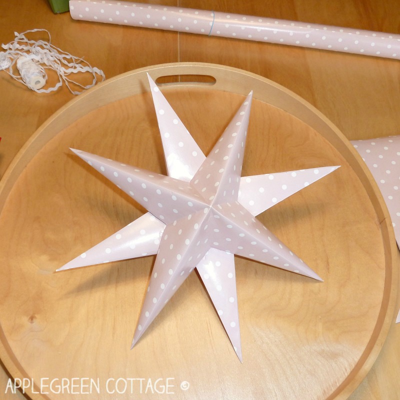 Easy DIY Paper Stars - AppleGreen Cottage