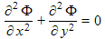 2D Laplace's equation for electric potential