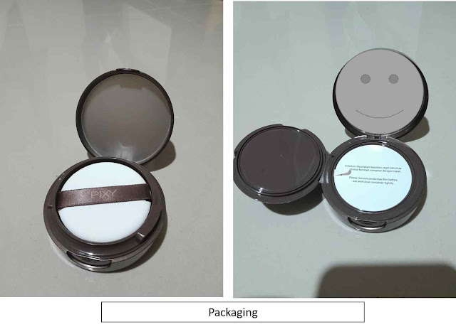 packaging pixy dewy cushion 101 light beige