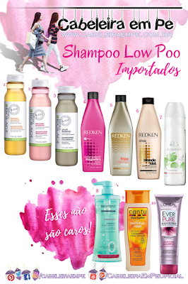 Lista de Shampoos Importados Liberados para Low Poo (Matrix Biolage RAW, Redken, Wella, Biopoint, Cantu e L'Oréal)