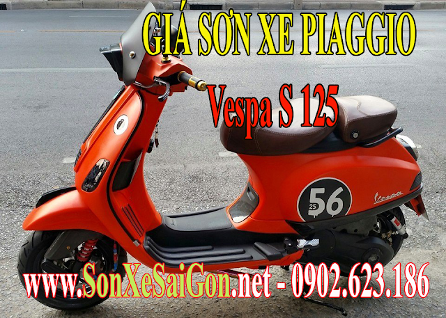 Giá sơn xe máy Piaggio Vespa S 125