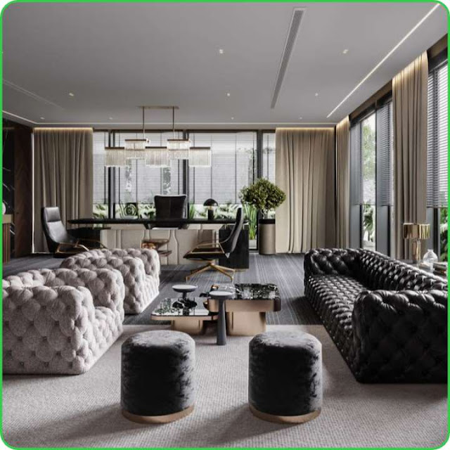 Elevate Your Workspace with Luxury Modern Boss Office Interior Design