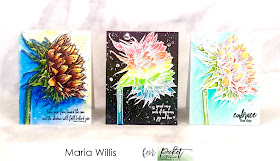 #mariawillis, #cardbomb, #cards, #stamp, #ink, #paper, #papercraft, #craft, #cardmaker, #cardmaking, #art, #diy, #handmade, Picket Fence Studios, Face the Sun, #sunflower, #copicmarkers, #watercolor, 