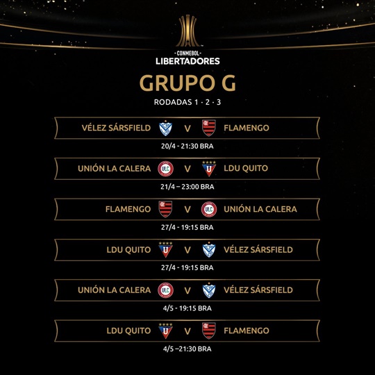 www.seuguara.com.br/Copa Libertadores 2021/Grupo G/