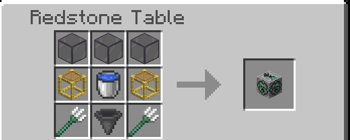 Creeper Farm crafting recipe