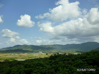 石垣島のバンナ公園から於茂登岳方面 風景写真