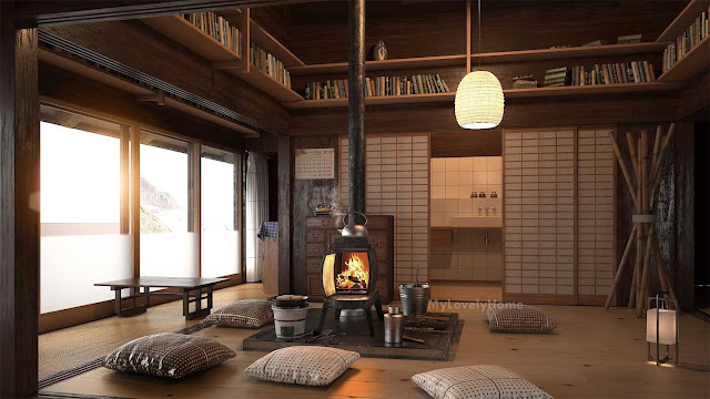 Japanese Living Room Style