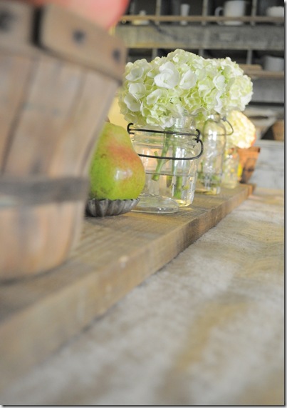 barnwood on table
