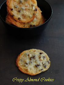 Crispy Almond Cookies, Thin Almond Cookies