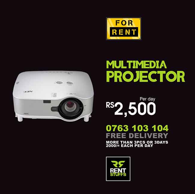 Multimedia Projector for Rent ( With HDMI)