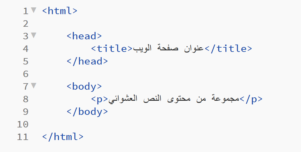 أهم الوسوم في لغة الترميز html