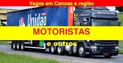 Unidão Transportes abre vagas para Motoristas em Canoas e região