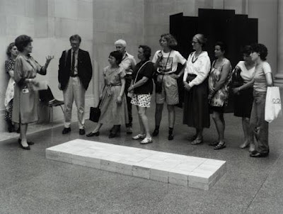 Carl Andre Equivalent VIII at the tate 1978