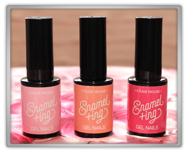 Jolse Etude House enamelting gel nails Haul Review 2015 beauty blogger #03 Barbie Pink #15 Lady Lady #38 Pink Scooter polish