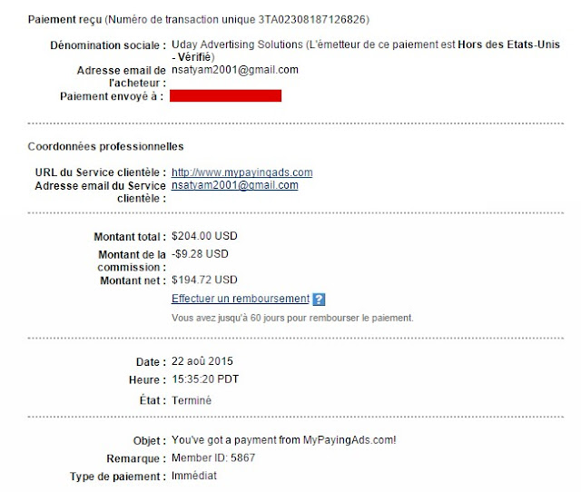mypayingads latest payment proo