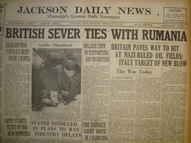 10 February 1941 worldwartwo.filminspector.com Jackson Daily News